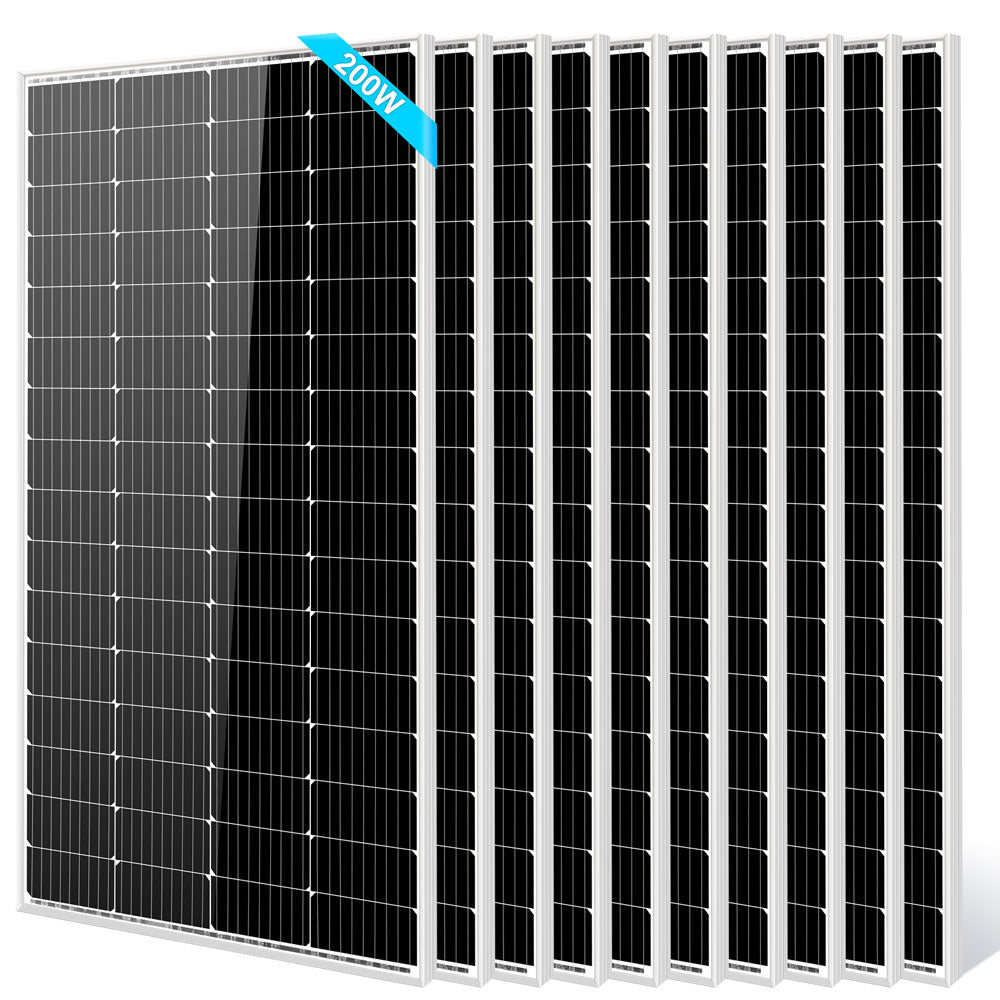 SunGoldPower 200W Monocrystalline Solar Panel High Efficiency