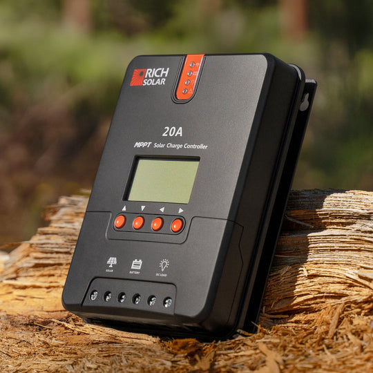 Rich Solar 20A MPPT Solar Charge Controller Efficient Charging
