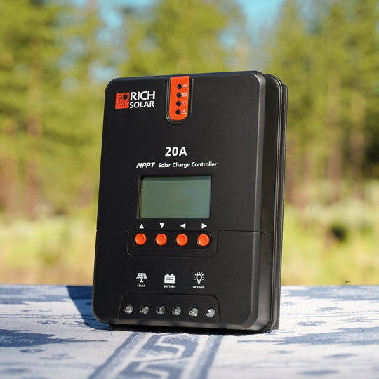 Rich Solar 20A MPPT Solar Charge Controller Efficient Charging