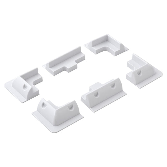 Rich Solar 6 Pack Corner Bracket Mounts Easy Mega Series Install