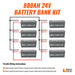 Rich Solar 24V 800AH Deep Cycle Lithium Battery Bank
