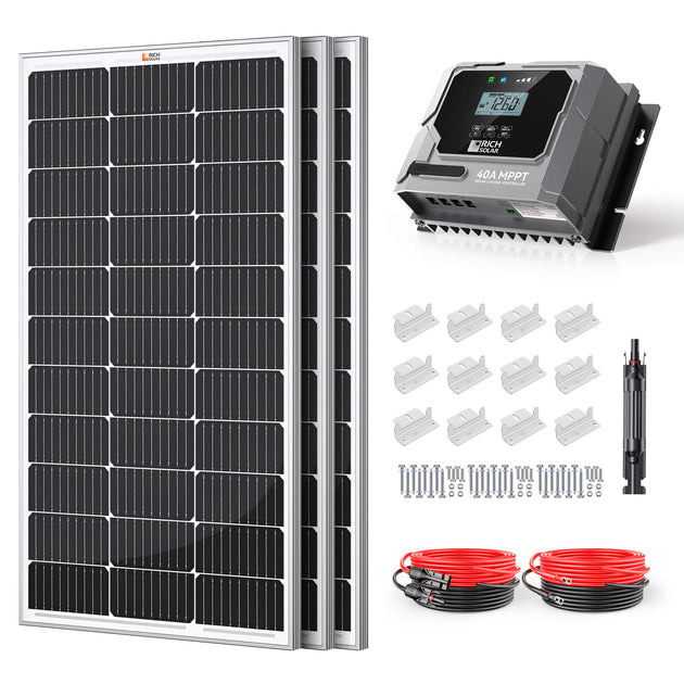 Rich Solar 300W Off Grid Solar Panel Kit