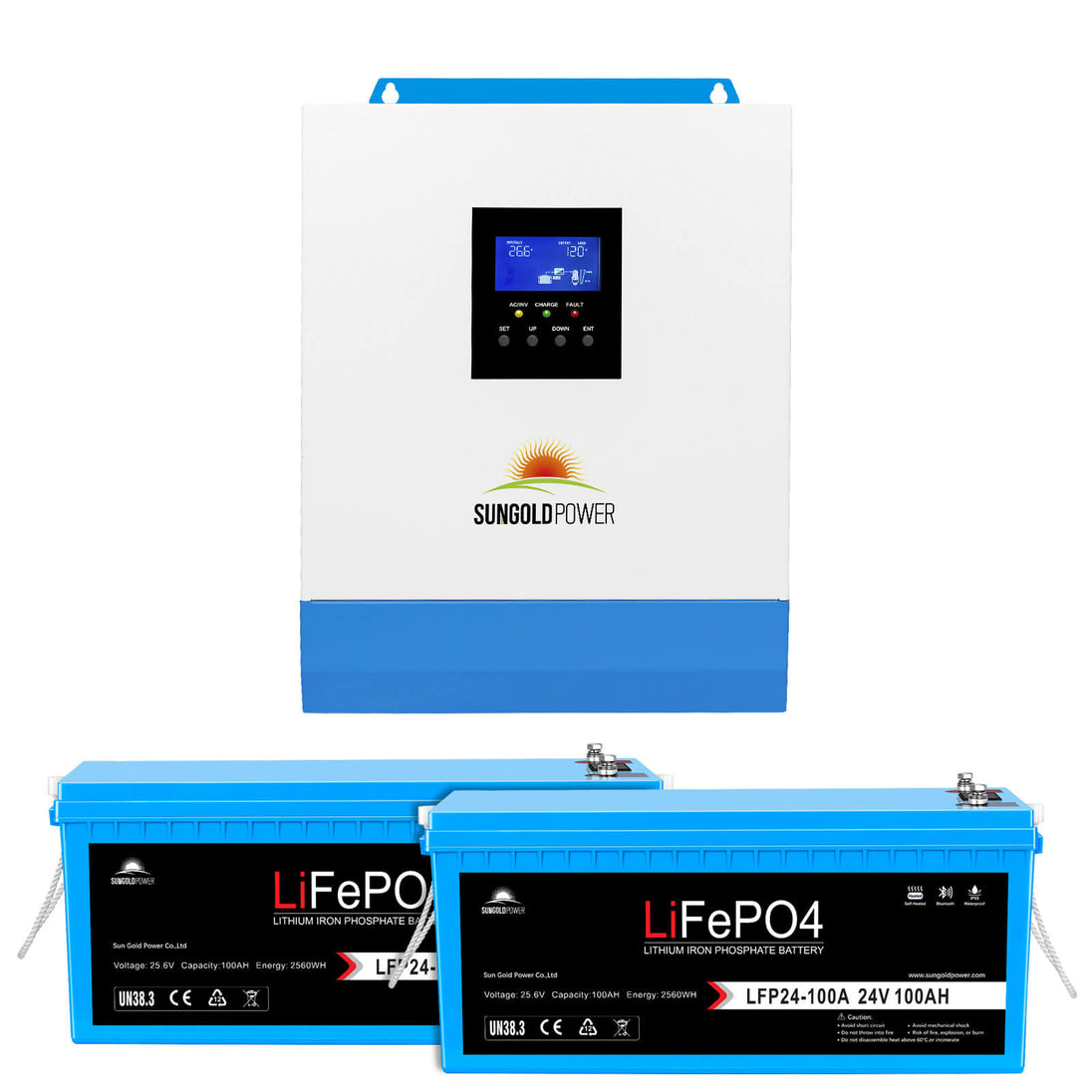 SunGoldPower 3000W 24V Pure Sine Wave Inverter Charger