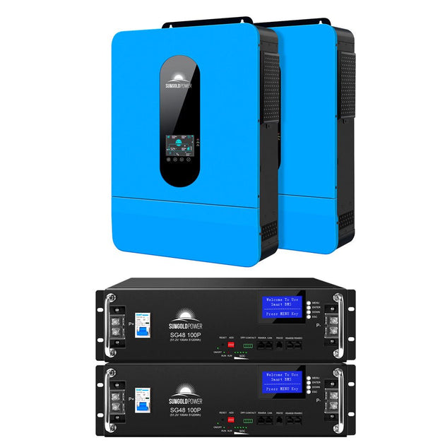 SunGoldPower 13000W 48V Split Phase Solar Inverter With Wifi Monitoring