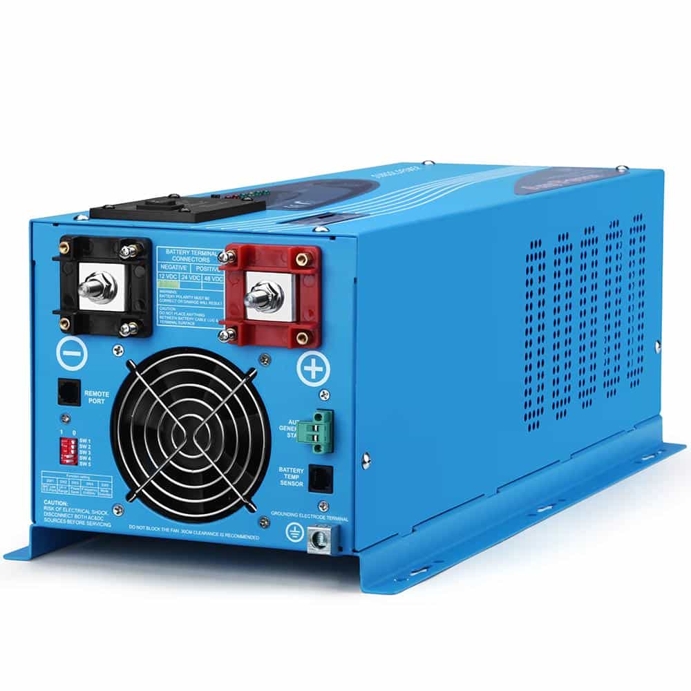 SunGoldPower 2000W 12V Pure Sine Wave Inverter Charger