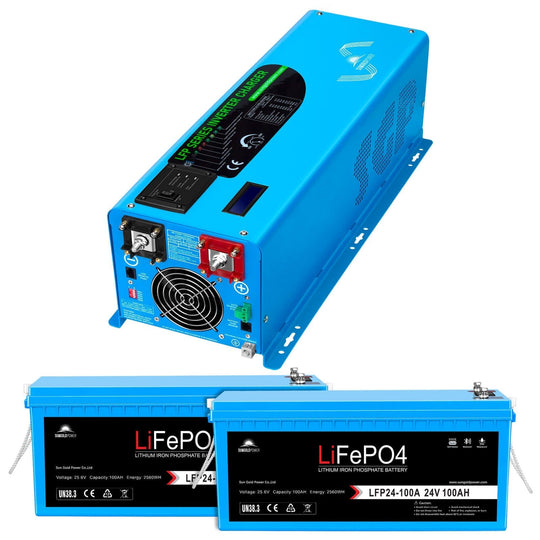 SunGoldPower 4000W Pure Sine Wave Inverter Charger 24V
