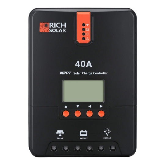 Rich Solar 40A MPPT Charge Controller High Efficiency