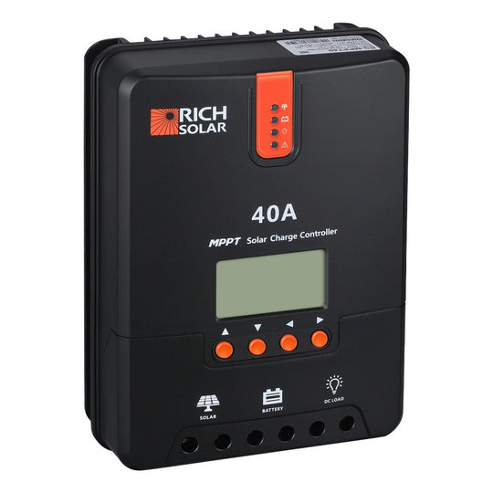 Rich Solar 40A MPPT Charge Controller High Efficiency