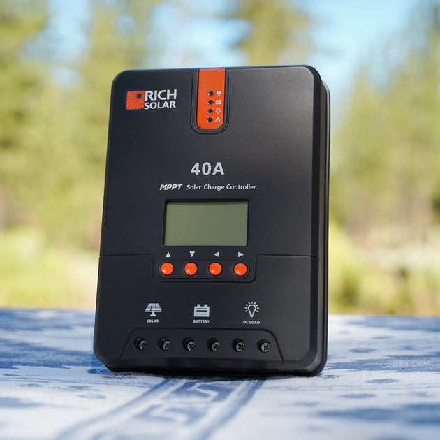 Rich Solar 40A MPPT Charge Controller High Efficiency