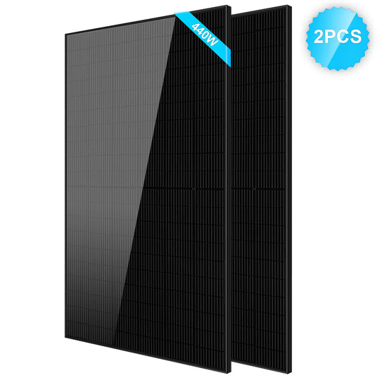 SunGoldPower 440W Black Mono Solar Panel High Efficiency UL Certified