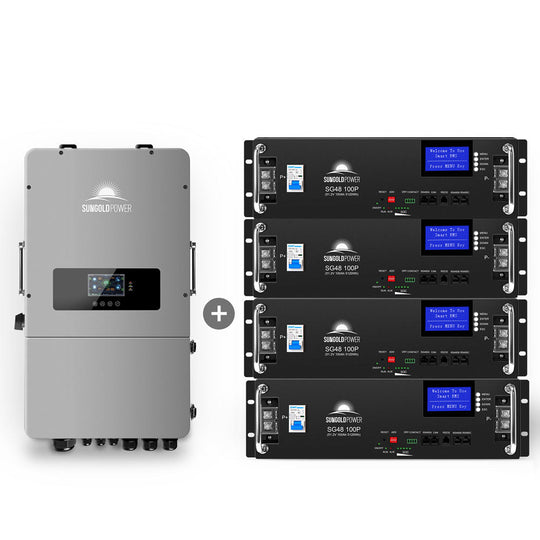 SunGoldPower 10kW Hybrid Inverter 48V Split Phase Grid Tie