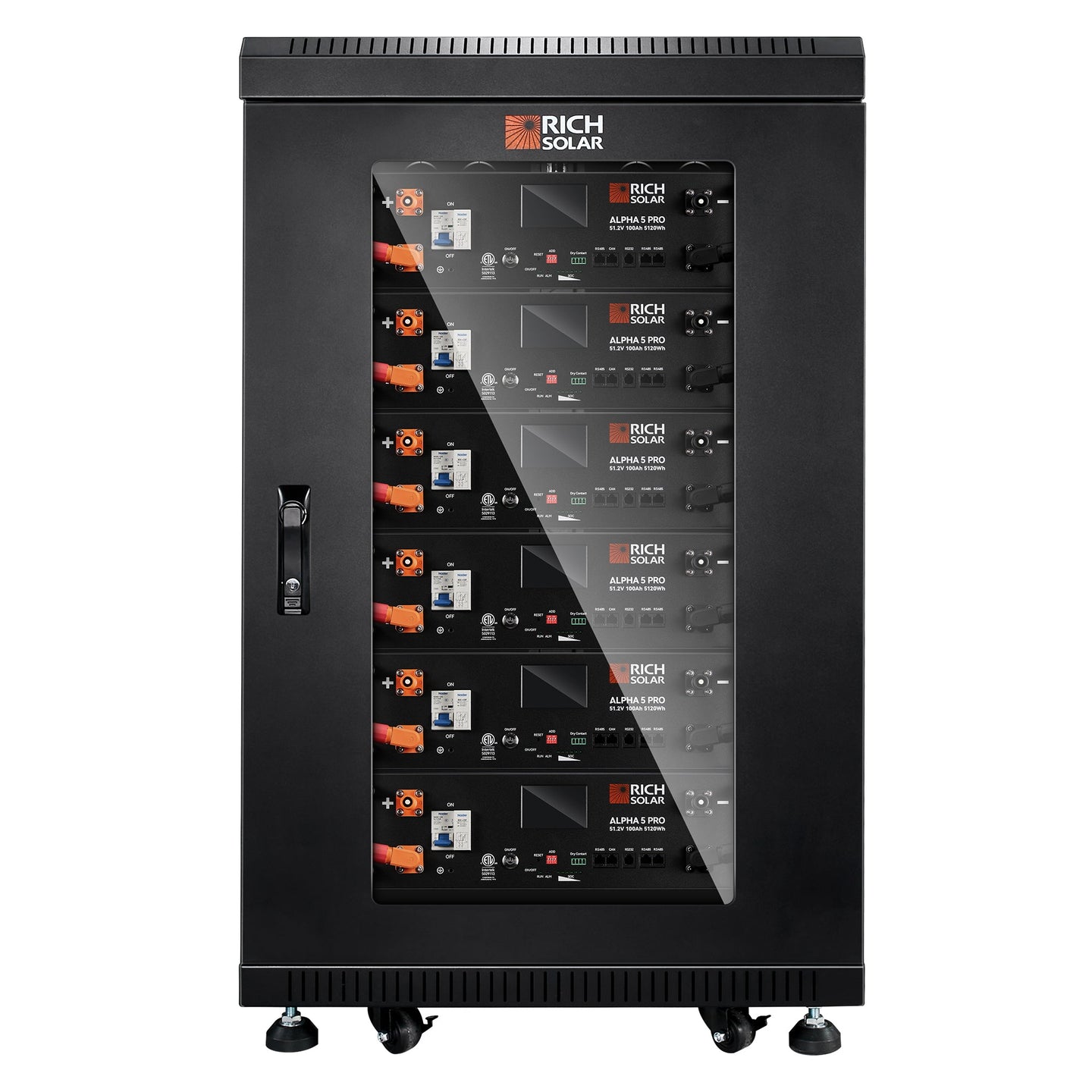 Rich Solar Alpha 5 Pro 100Ah 48V LiFePO4 Battery 7000 Cycles UL Certified