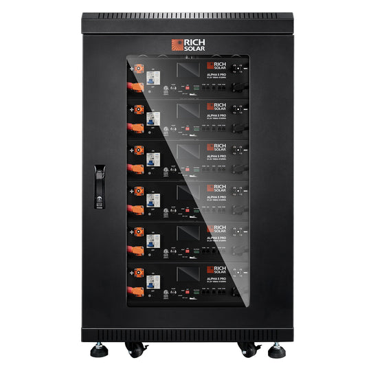 Rich Solar Alpha 5 Pro 100Ah 48V LiFePO4 Battery 7000 Cycles UL Certified