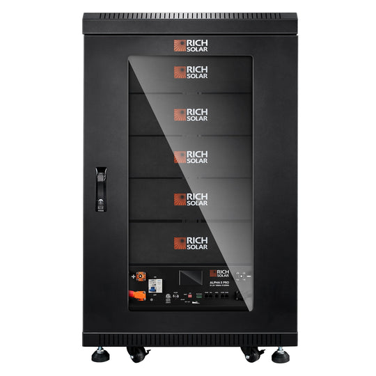 Rich Solar Alpha 5 Pro 100Ah 48V LiFePO4 Battery 7000 Cycles UL Certified