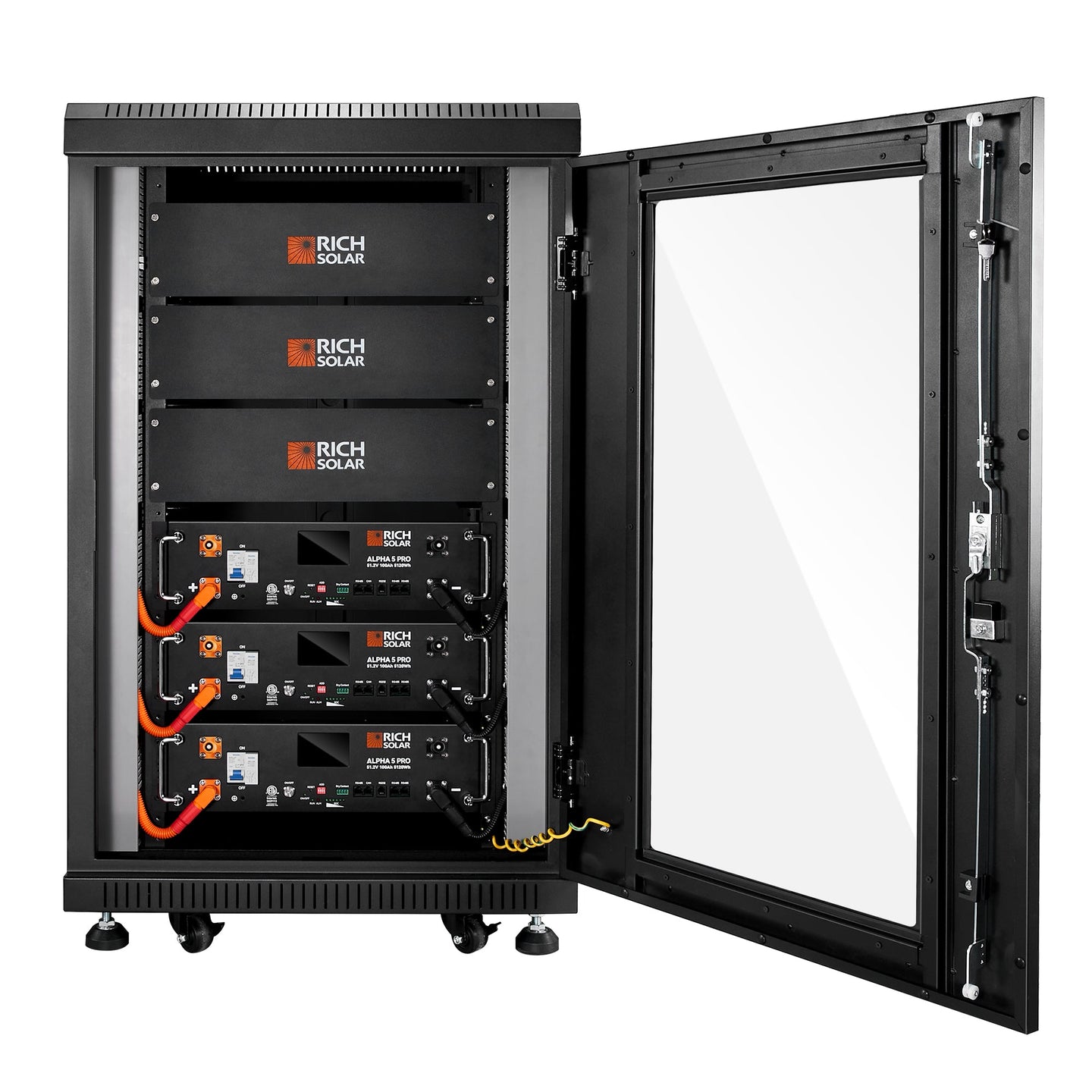Rich Solar Alpha 5 Pro 100Ah 48V LiFePO4 Battery 7000 Cycles UL Certified