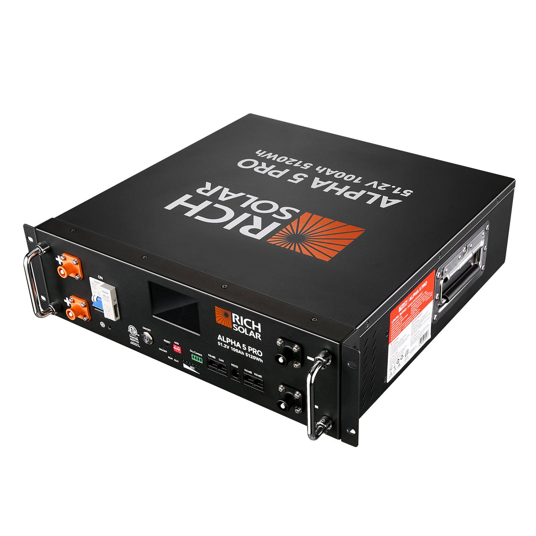 Rich Solar Alpha 5 Pro 100Ah 48V LiFePO4 Battery 7000 Cycles UL Certified