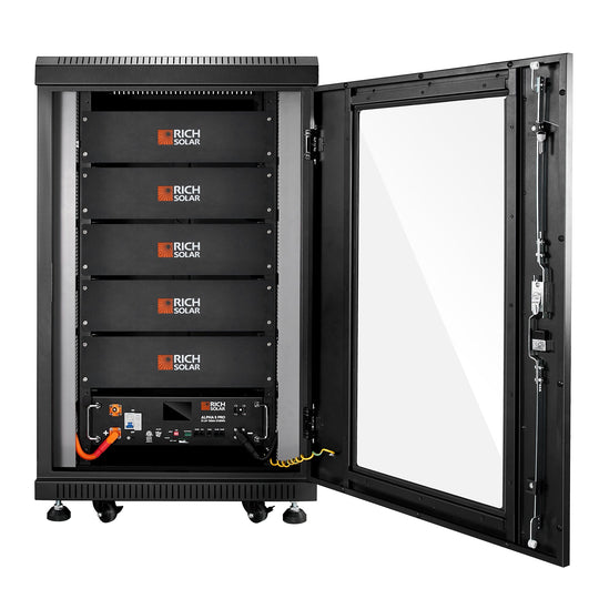 Rich Solar Alpha 5 Pro 100Ah 48V LiFePO4 Battery 7000 Cycles UL Certified