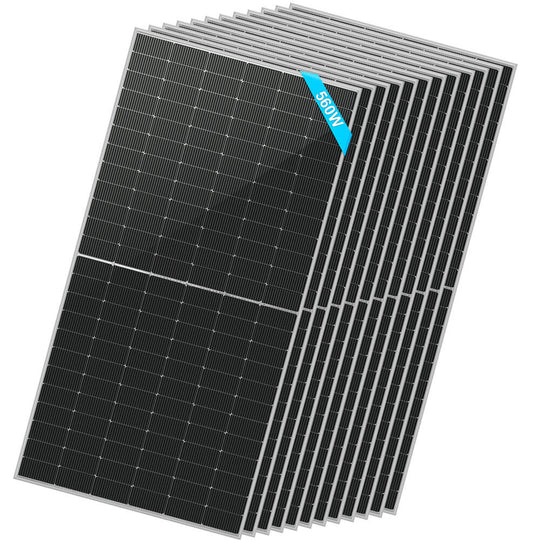 SunGoldPower 560W Bifacial Solar Panel High Efficiency