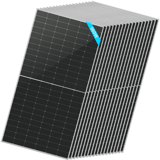 SunGoldPower 560W Bifacial Solar Panel High Efficiency