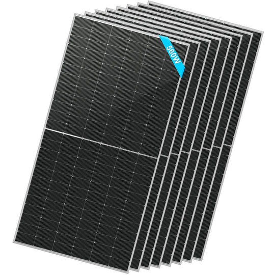 SunGoldPower 560W Bifacial Solar Panel High Efficiency