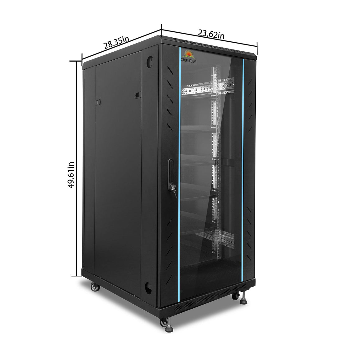 SunGoldPower 6 Slot Battery Cabinet With Bus Bar