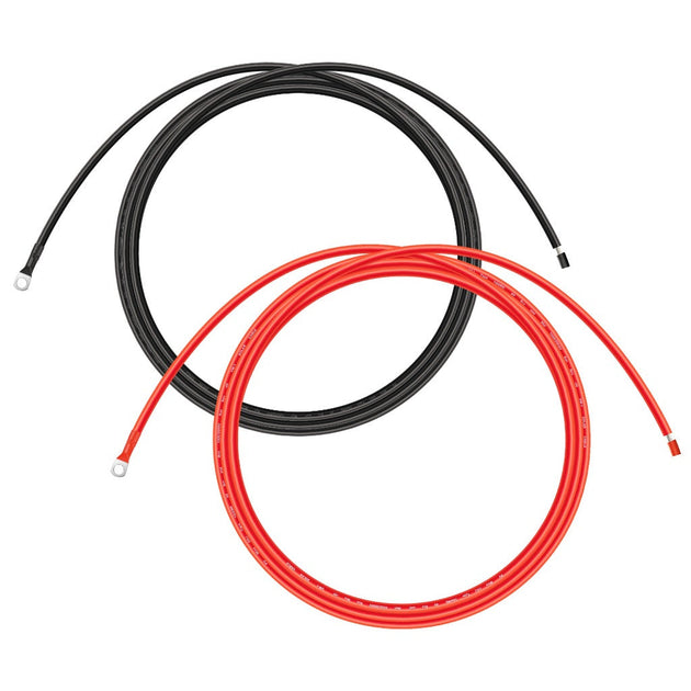 Rich Solar 8AWG Charge Controller to Battery Extension Cable Pair