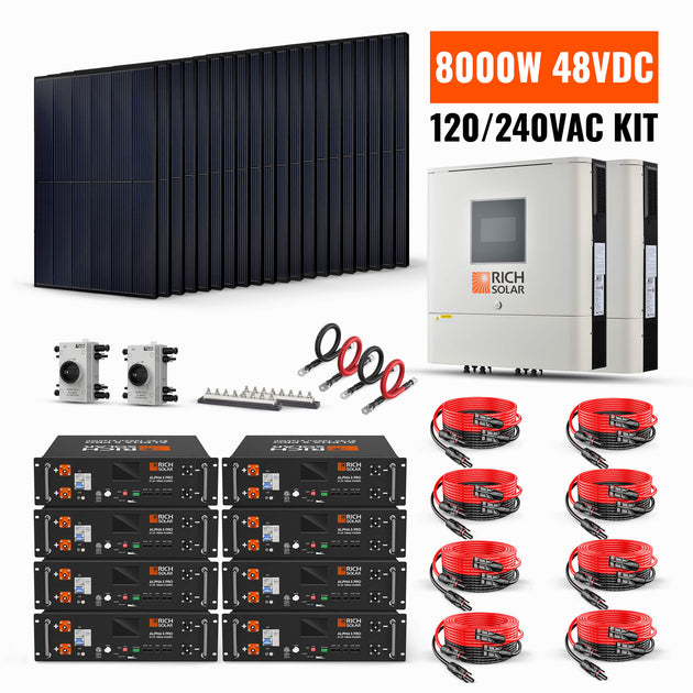 Rich Solar 8000W 48V Off Grid Solar Kit