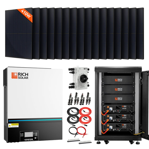 Rich Solar 8000W 48V Off Grid Solar Kit 6560W PV
