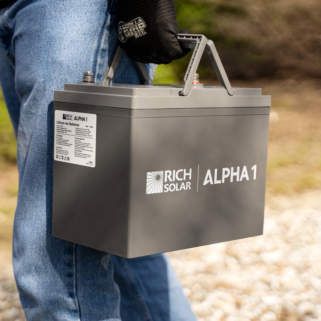 Rich Solar Alpha 1 12V 100Ah LiFePO4 Battery With Bluetooth Heated