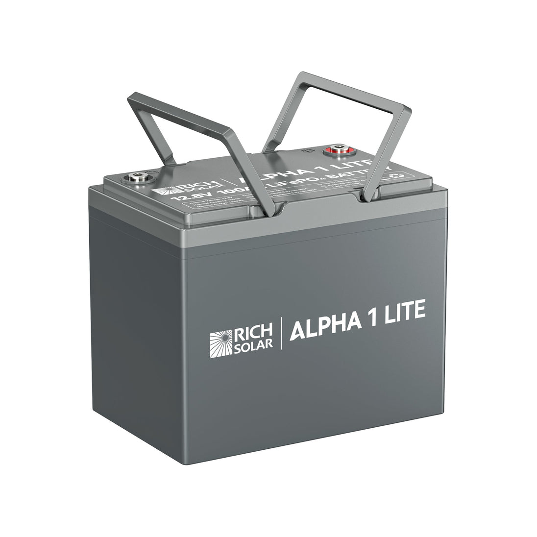 Rich Solar Alpha 1 Lite 12V 100Ah LiFePO4 Battery Lightweight 4000 Cycles