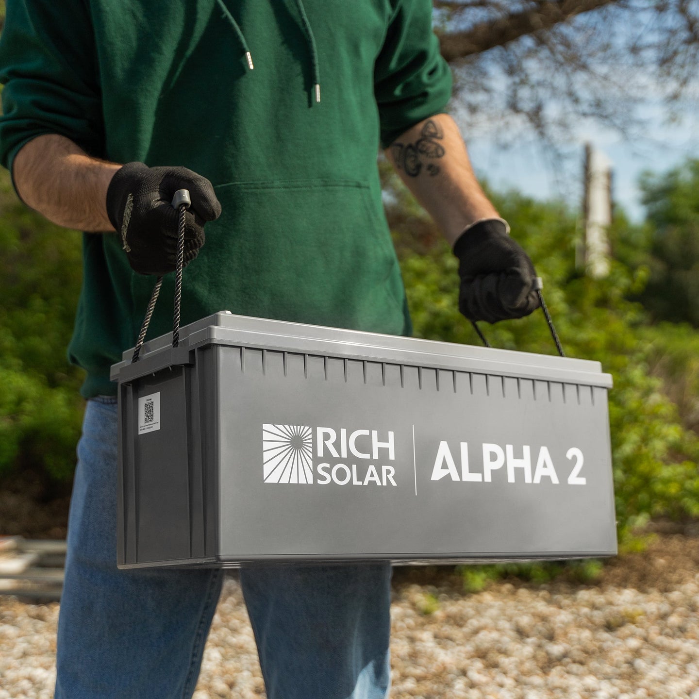 Rich Solar Alpha 2 12V 200Ah LiFePO4 Battery With Bluetooth Heated