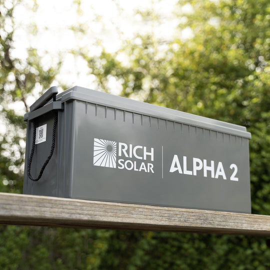 Rich Solar Alpha 2 12V 200Ah LiFePO4 Battery With Bluetooth Heated