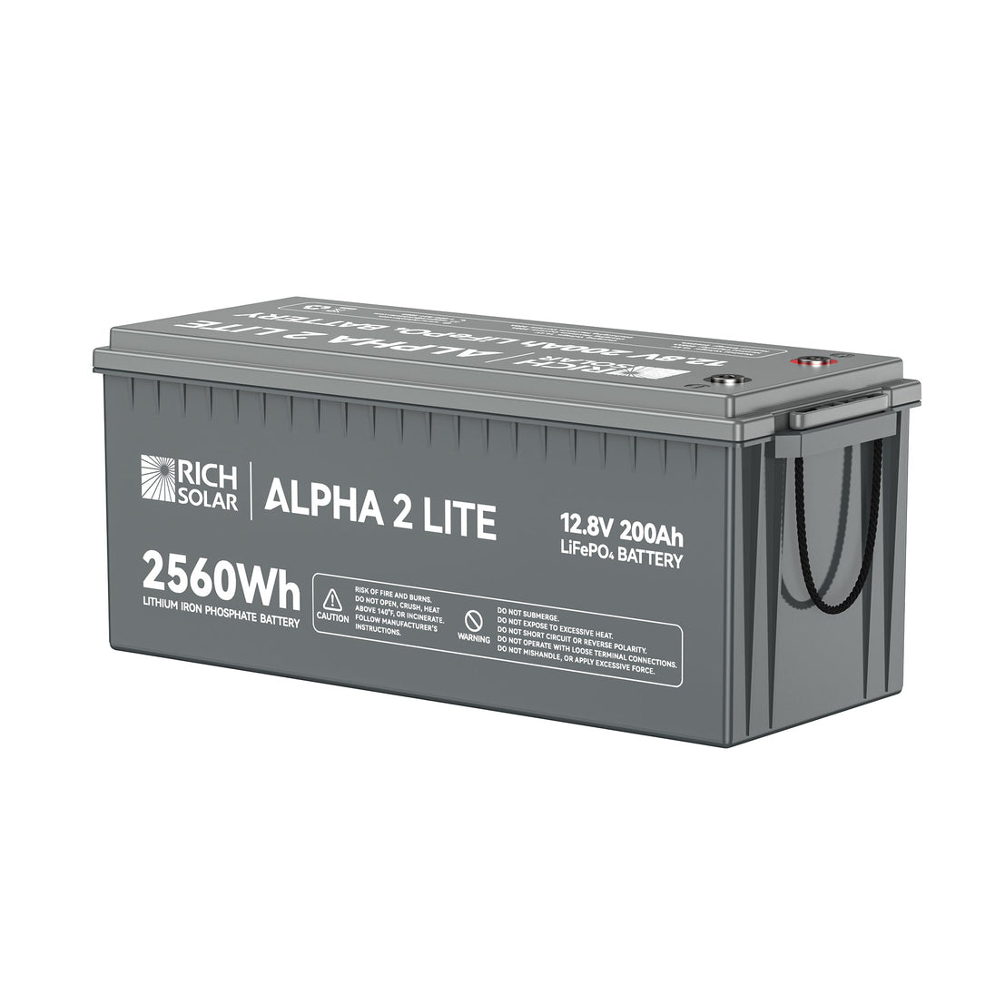 Rich Solar Alpha 2 Lite 12V 200Ah LiFePO4 Deep Cycle Battery