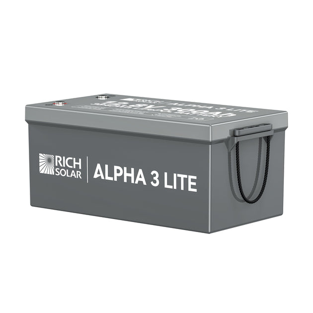 Rich Solar Alpha 3 Lite 12V 300Ah LiFePO4 Battery 4000 Cycles