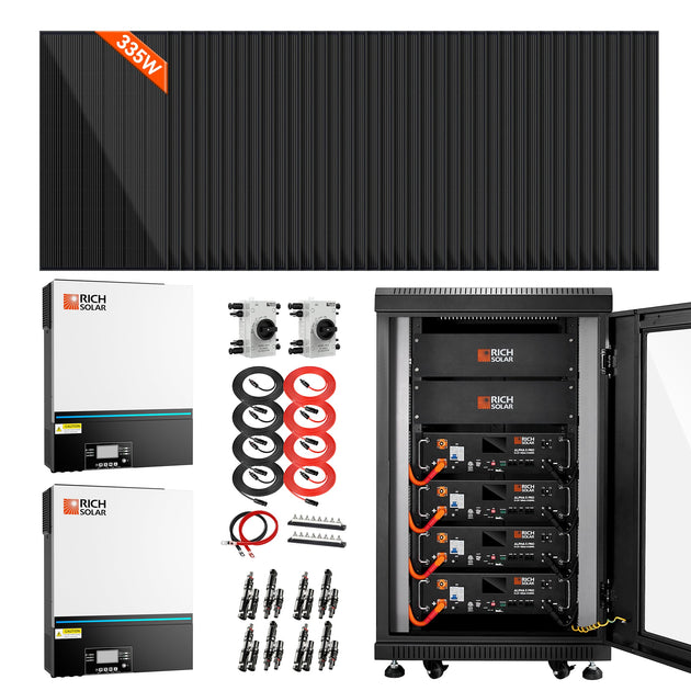 Rich Solar 13kW Off Grid Solar Kit With 48V Inverter