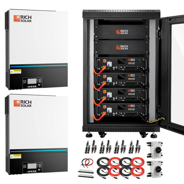 Rich Solar 13000W Off Grid Solar Kit 48V Inverter