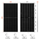 Rich Solar 580W Bifacial Solar Panel High Efficiency 25 Year Warranty