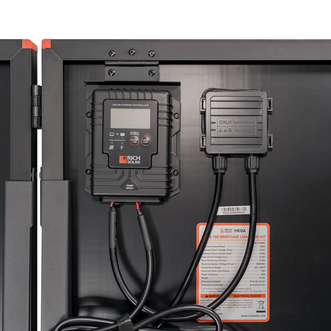 Rich Solar 100 Watt Portable Solar Panel Briefcase Kit