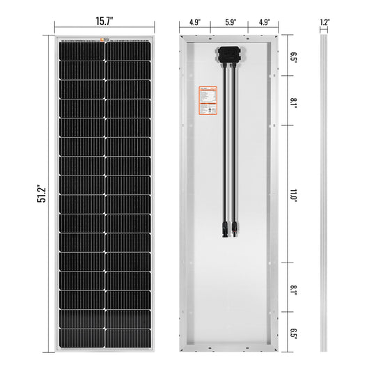 Rich Solar 100 Watt Ultra Slim Portable 12V Solar Panel