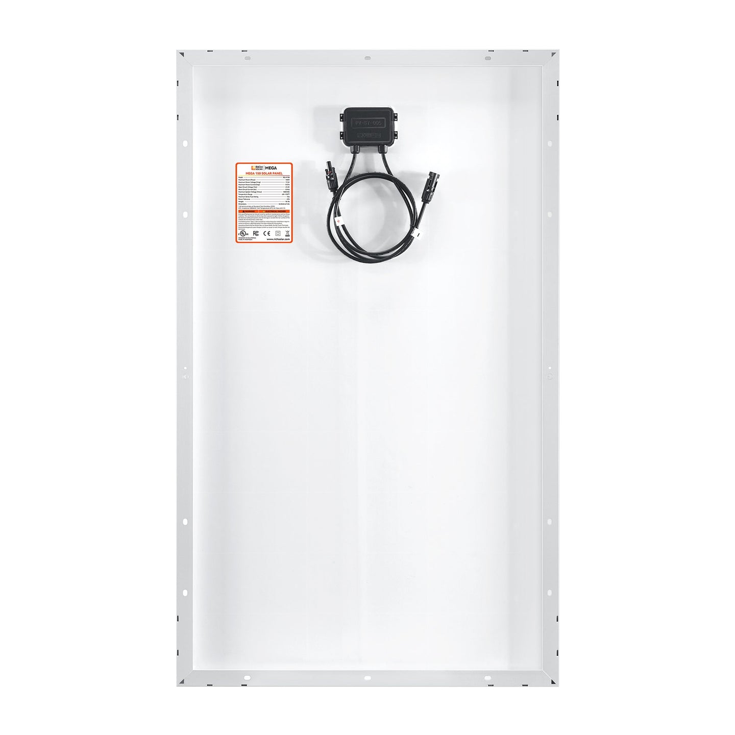 Rich Solar 150W Lightweight UL Certified Solar Panel For RVs