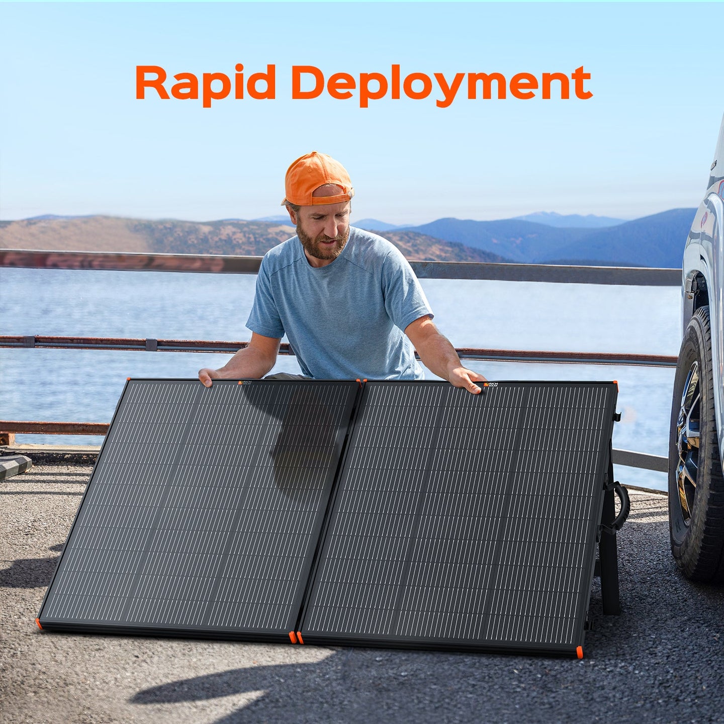 Rich Solar 200 Watt Portable Briefcase Solar Panel High Efficiency