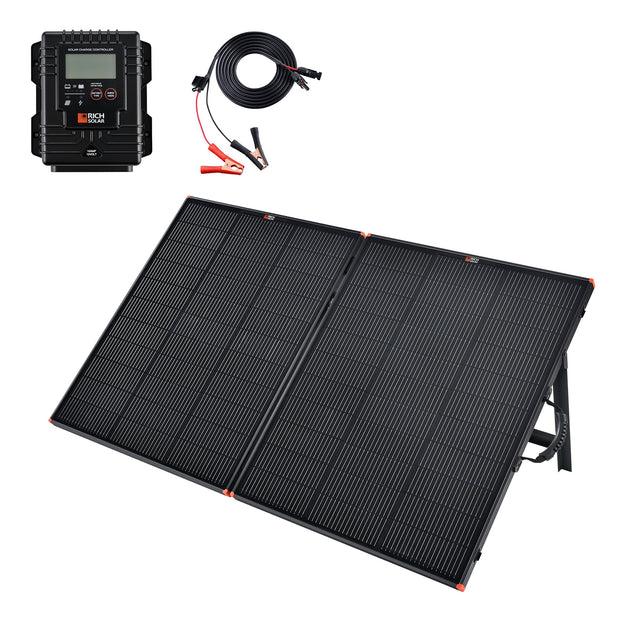 Rich Solar MEGA 200 Watt Portable Solar Panel Briefcase Kit