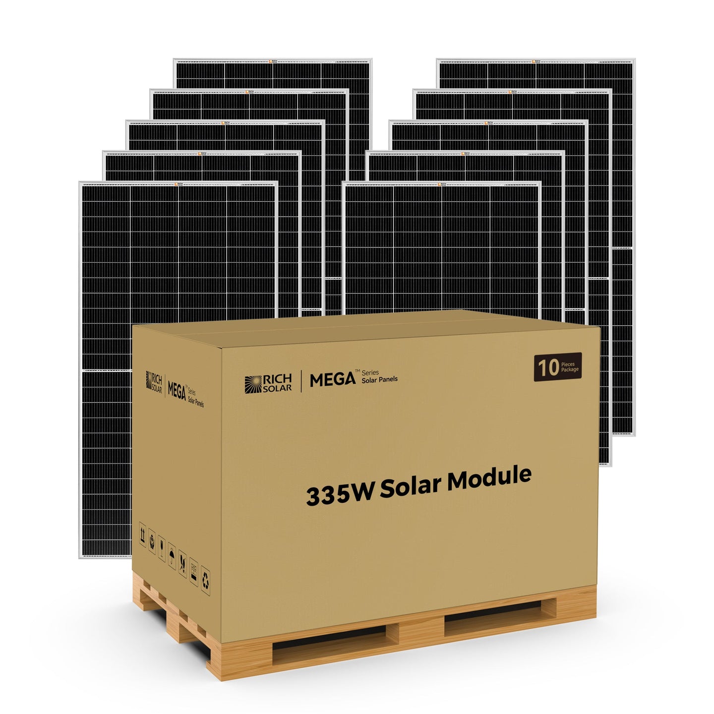 Rich Solar 335W Premium Solar Panel 25 Year Warranty UL Certified