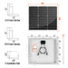 Rich Solar MEGA 50 Watt 12V Solar Panel Compact Off Grid Power UL Certified