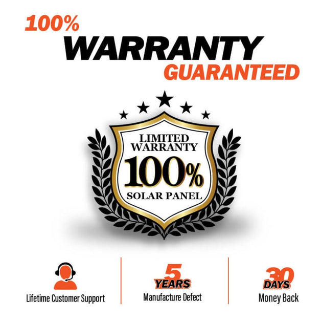 Rich Solar 100 Watt MEGA Monocrystalline Solar Panel 12V Off Grid UL Certified