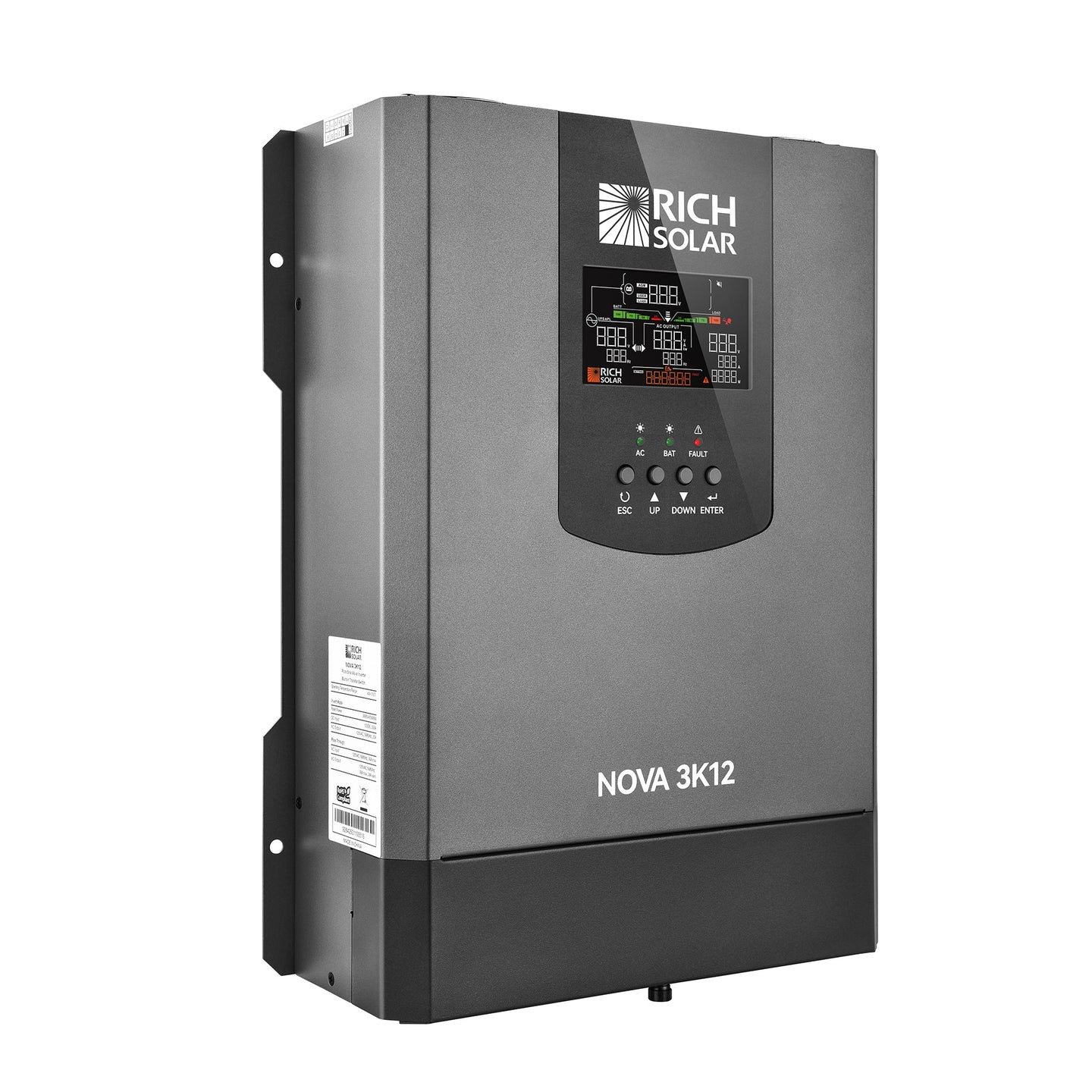 Rich Solar 3000W 12V Pure Sine Wave Inverter UL458 Certified