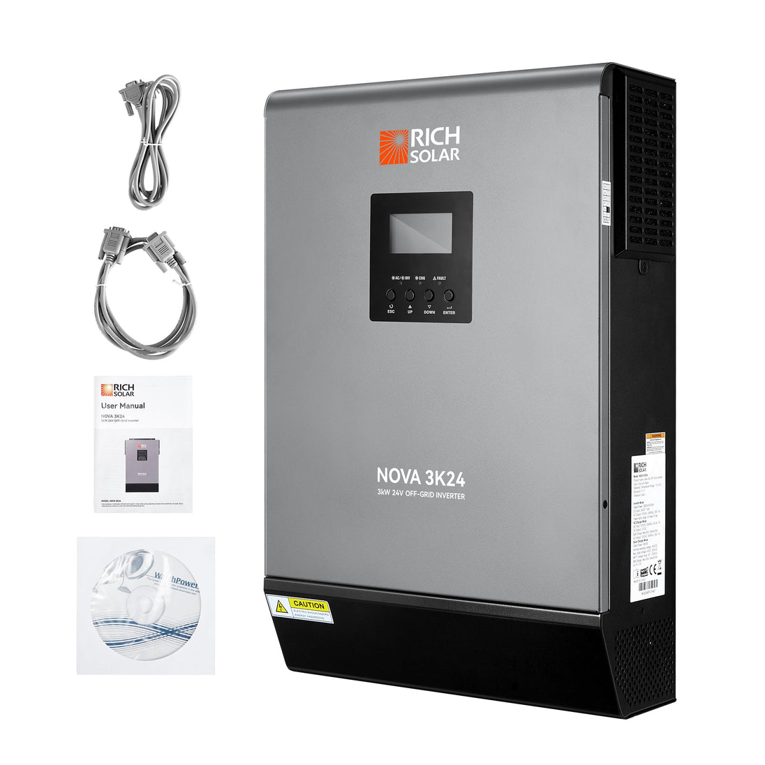 Rich Solar Nova Max 3K 3000W 24V Hybrid Inverter For Off Grid Power