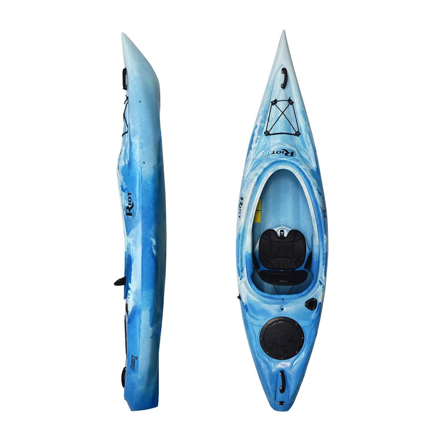 NRS Riot Kayak 10ft Recreational Paddle Craft
