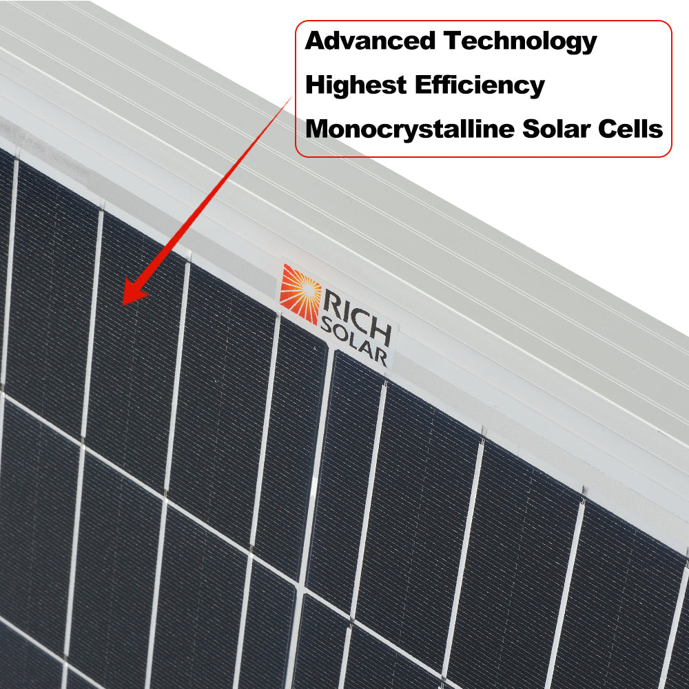 Rich Solar 200W 24V Solar Panel For RVs And Off Grid Use