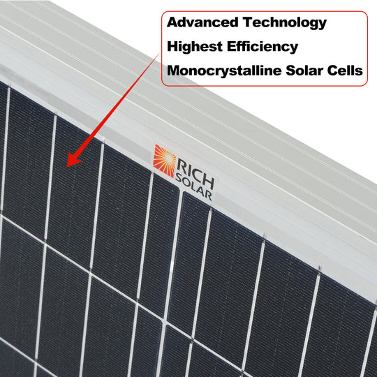 Rich Solar 200W 24V Solar Panel For RVs And Off Grid Use